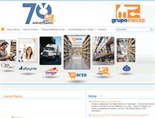 Tablet Screenshot of grupomerza.com